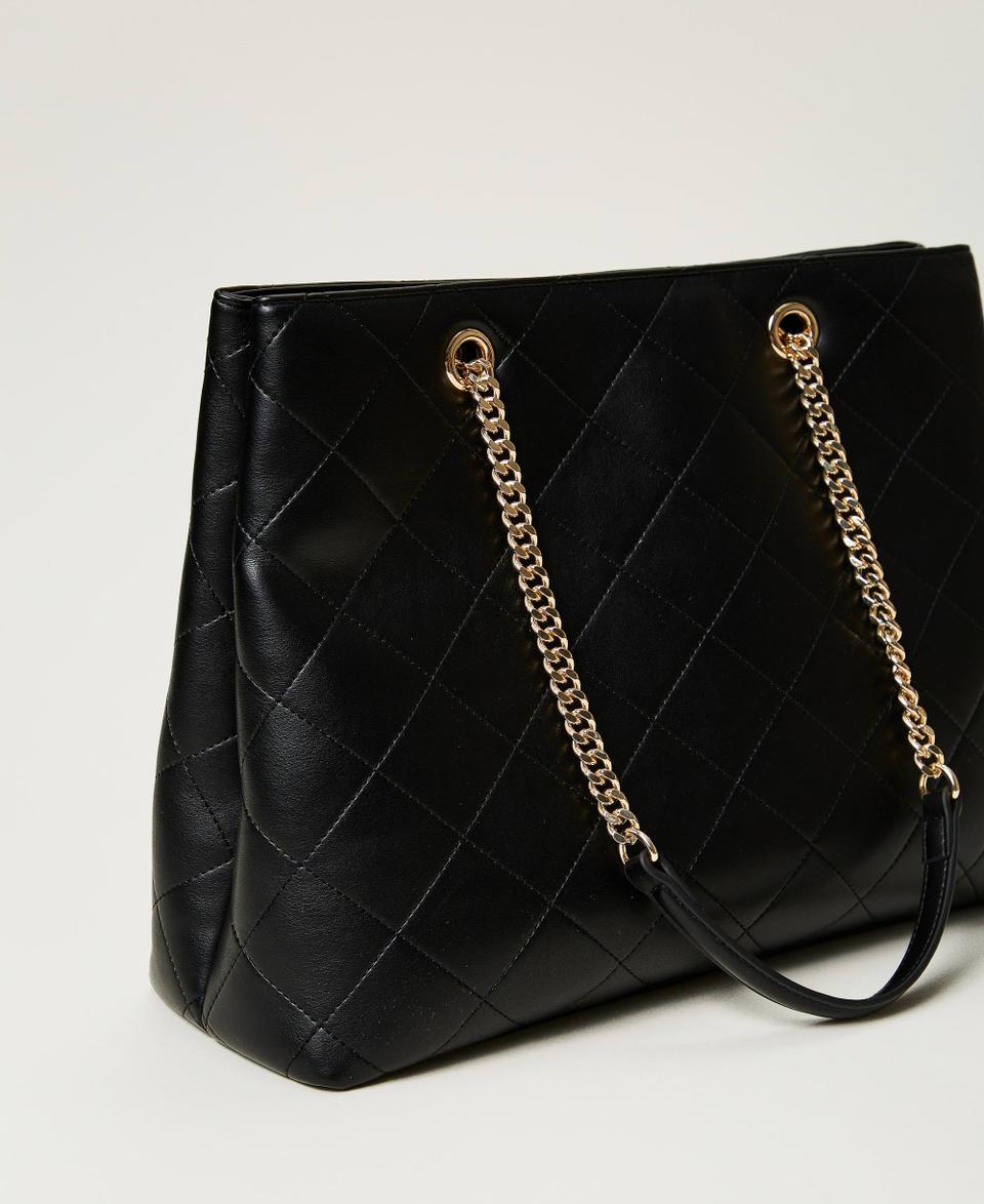 Twin Set Borsa Shopper Con Chiusura Oval T