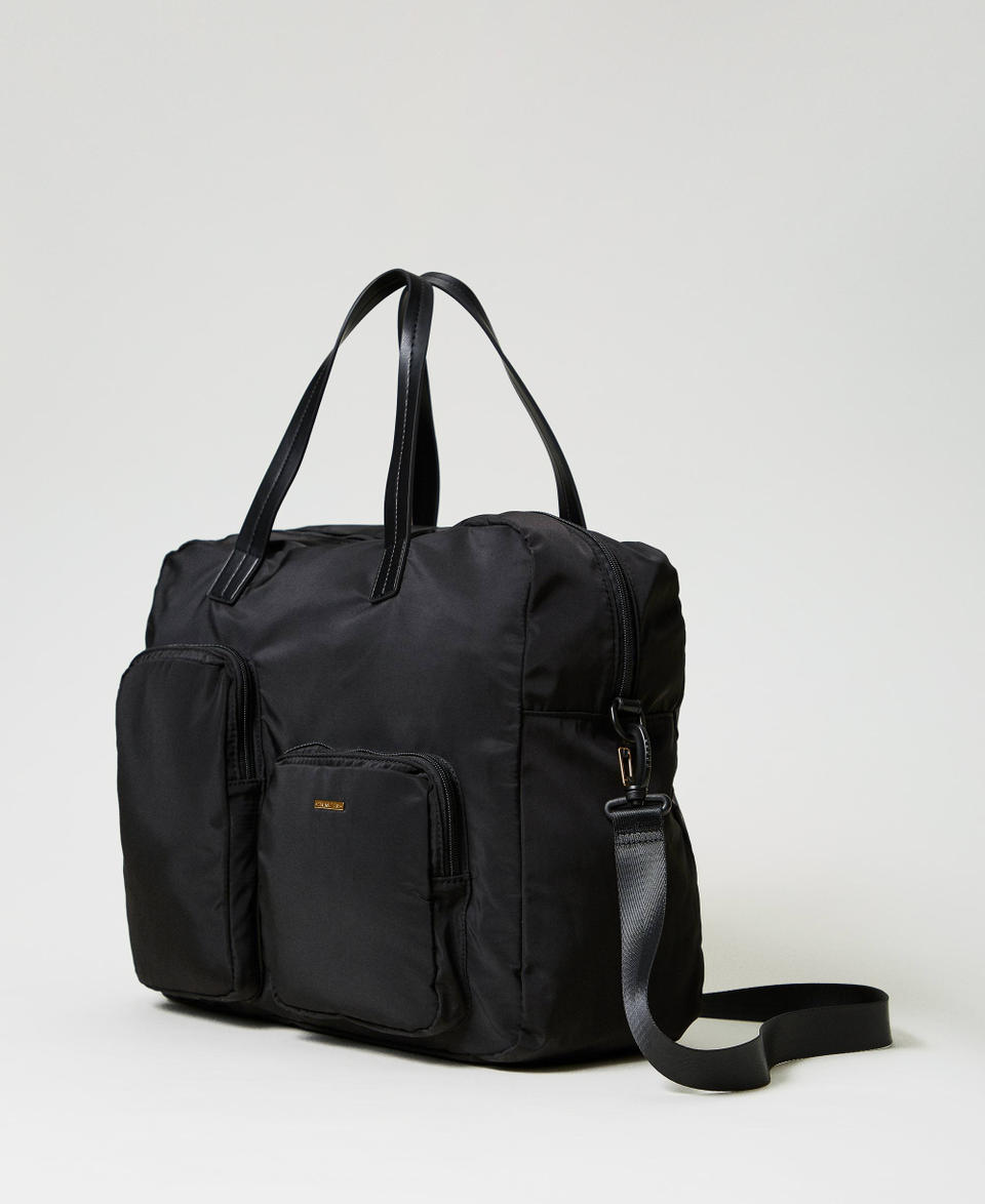 Twin Set Borsa Shopper In Tessuto Tecnico