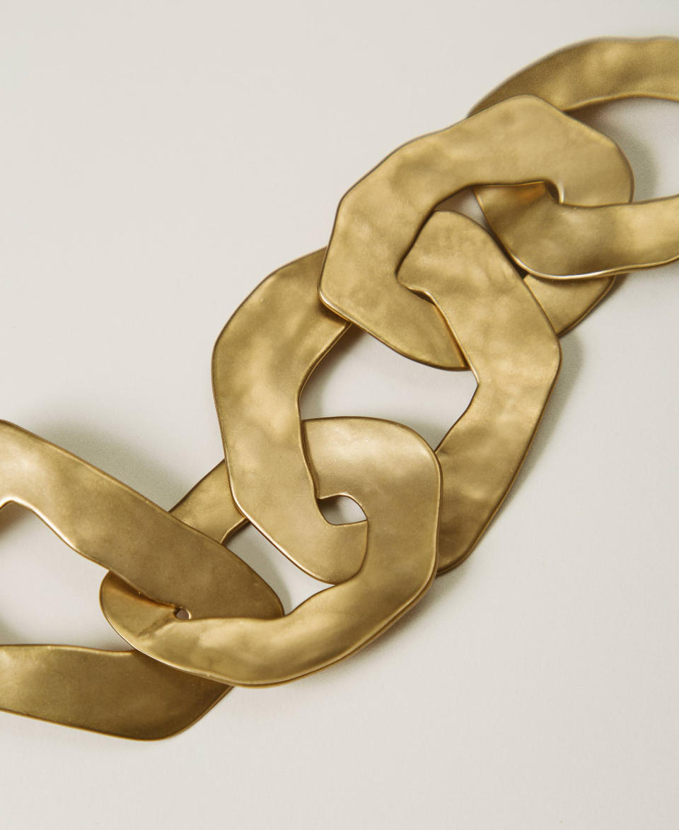 Twin Set Bracciale In Catena Di Metallo