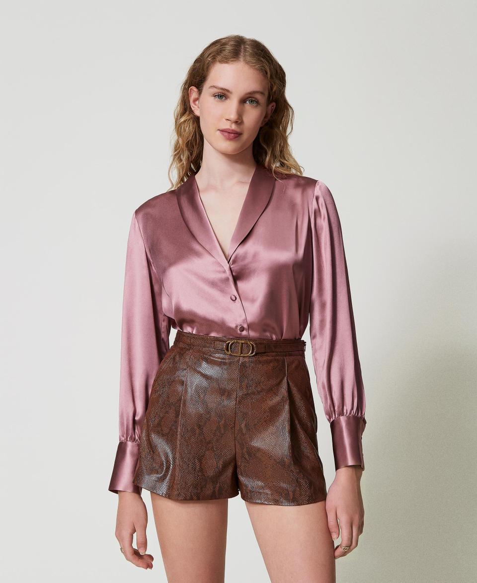 Twin Set Camicia con collo a scialle