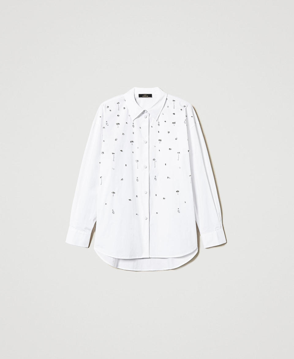 Twin Set Camicia Con Ricami A Mano