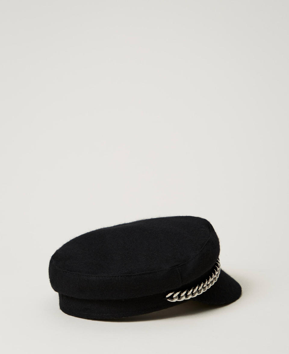 Twin Set Cappello Basco In Panno