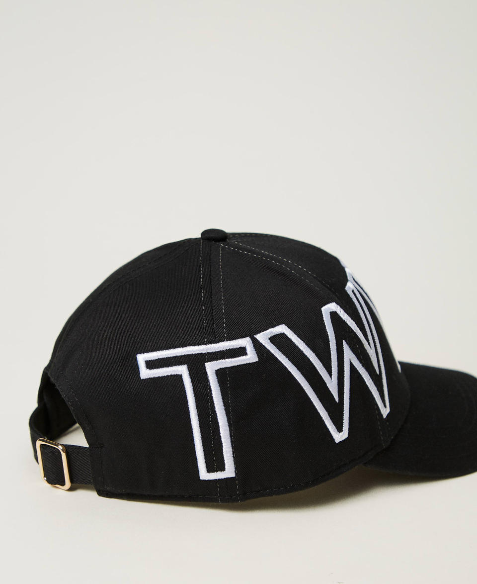 Twin Set Cappello Da Baseball Con Maxi Logo