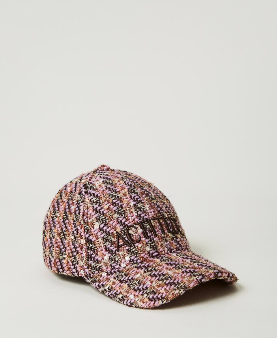 Twin Set Cappello da baseball in bouclé