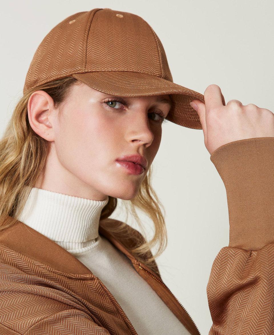 Twin Set Cappello Da Baseball In Tessuto Scuba