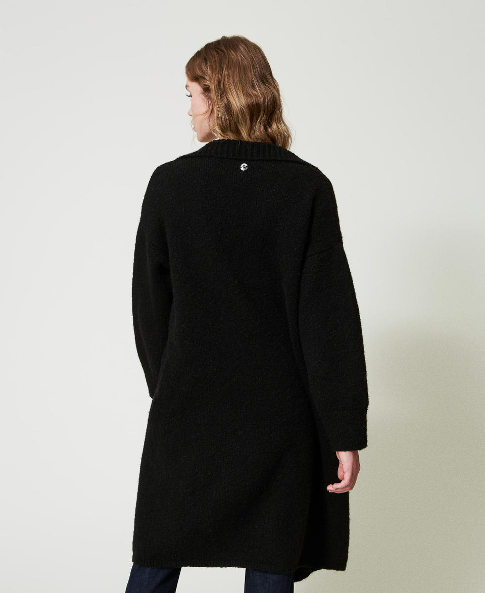 Twin Set Cappotto In Filato Riciclato Bouclé