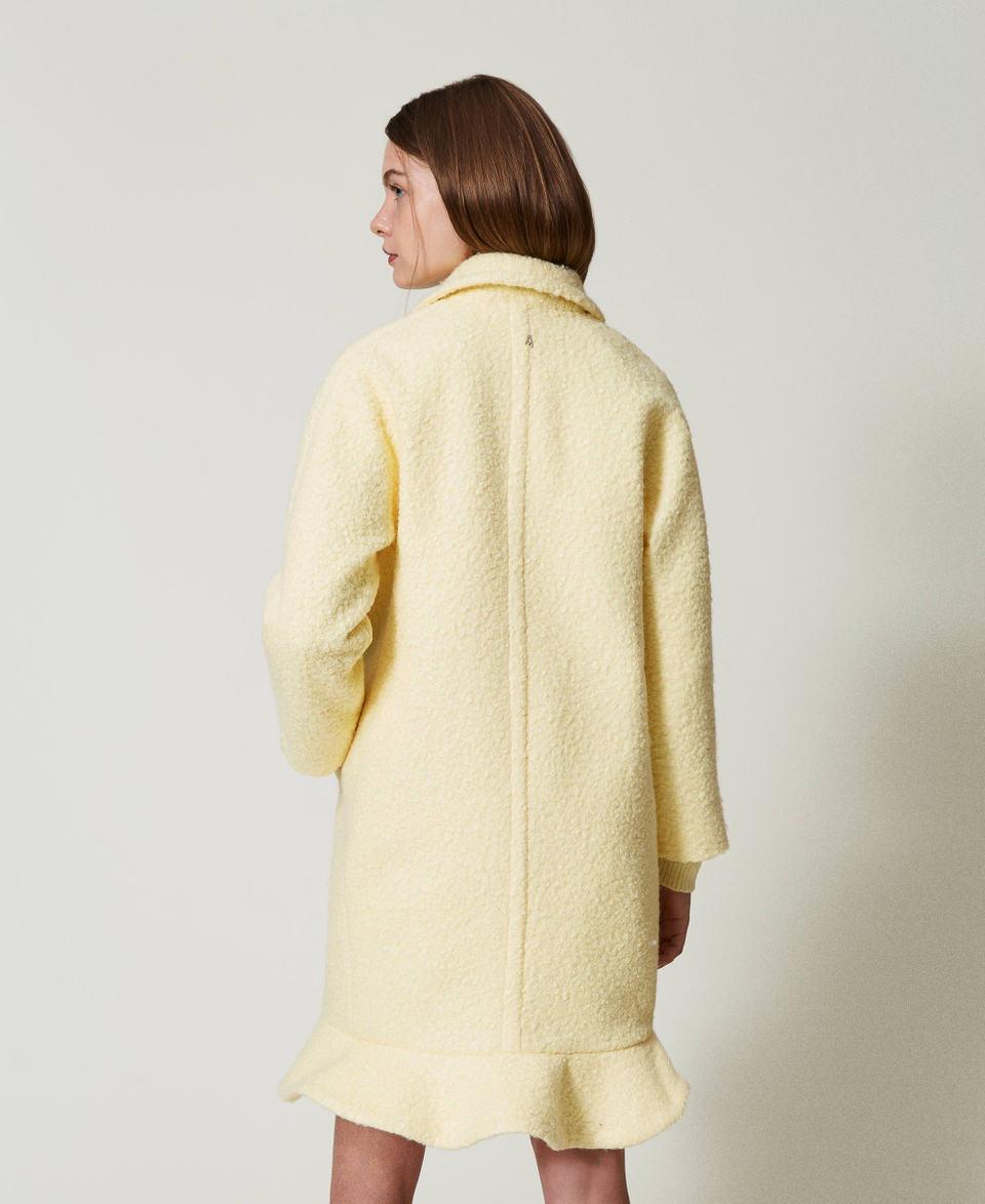 Twin Set Cappotto In Panno Arricciato