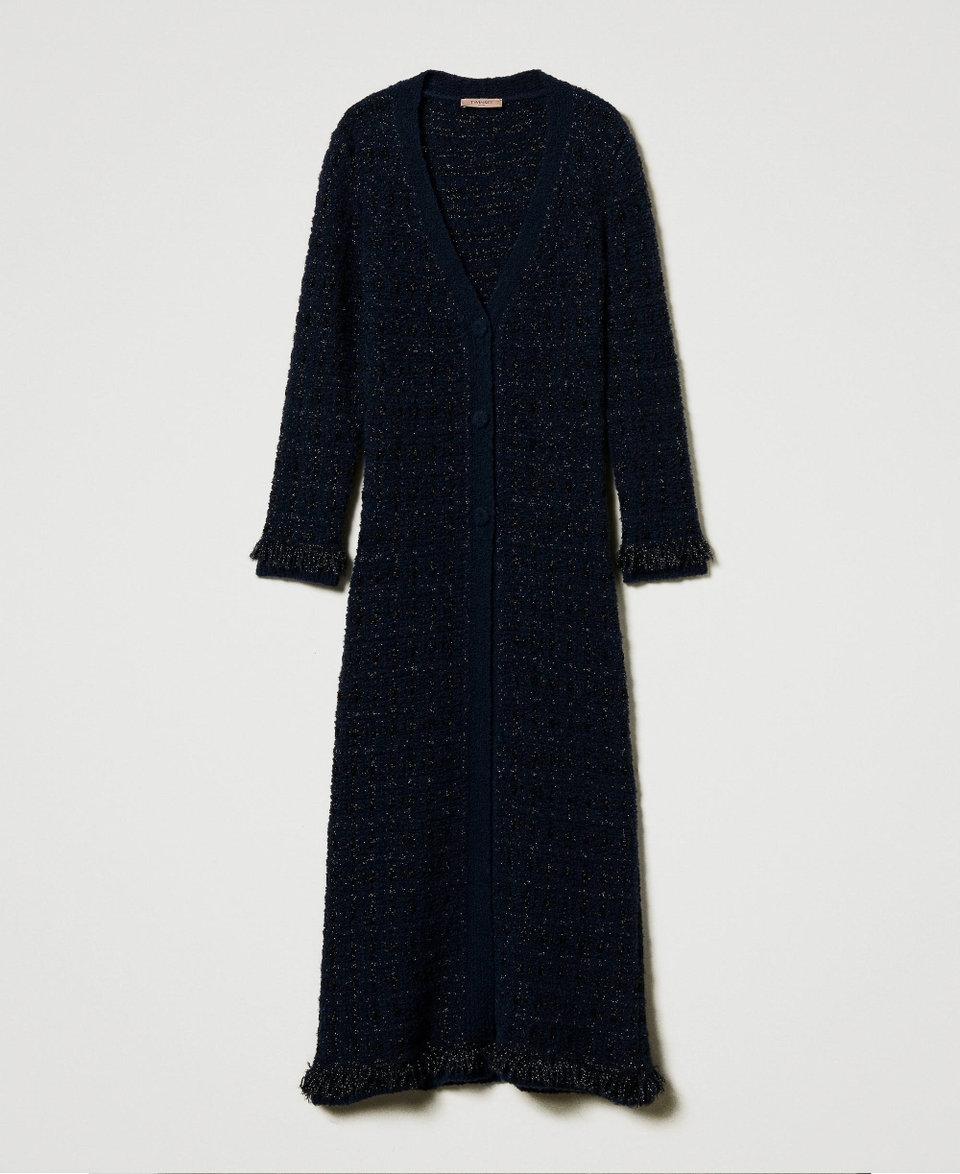 Twin Set Cardigan Lungo Jacquard Check