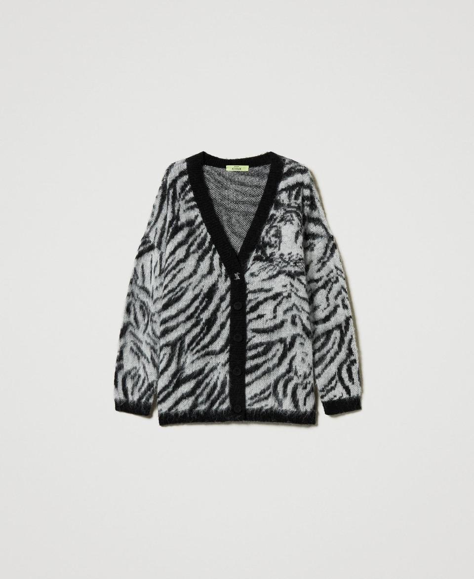 Twin Set Cardigan MYFO Jacquard Animalier