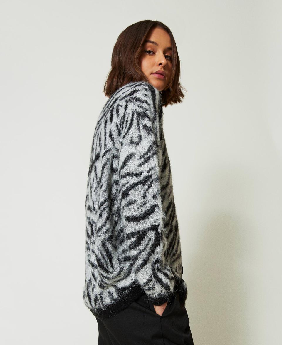 Twin Set Cardigan MYFO Jacquard Animalier