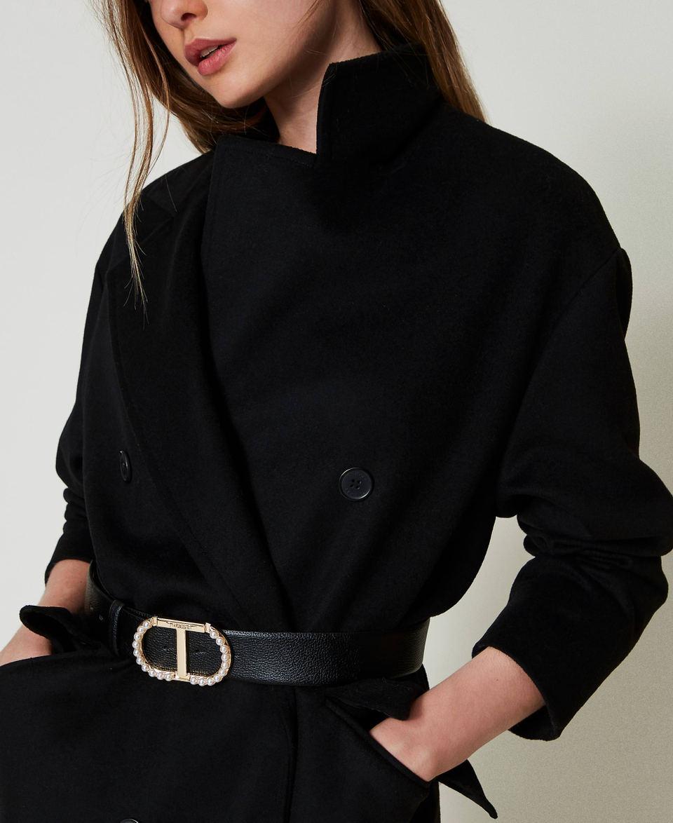 Twin Set Cintura Con Fibbia Oval T E Perle