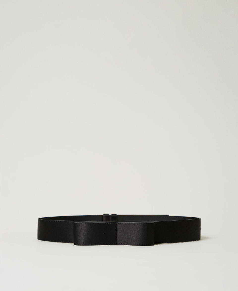 Twin Set Cintura in raso con fiocco