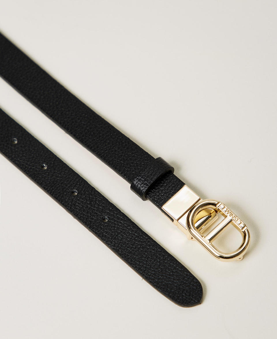 Twin Set Cintura Reversibile Con Fibbia Oval T