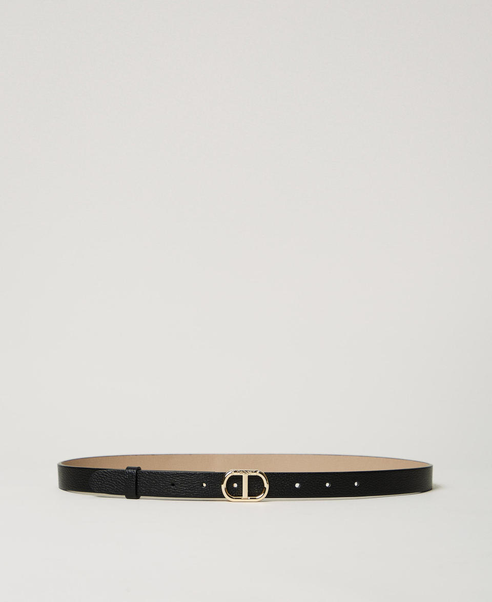 Twin Set Cintura reversibile con fibbia Oval T