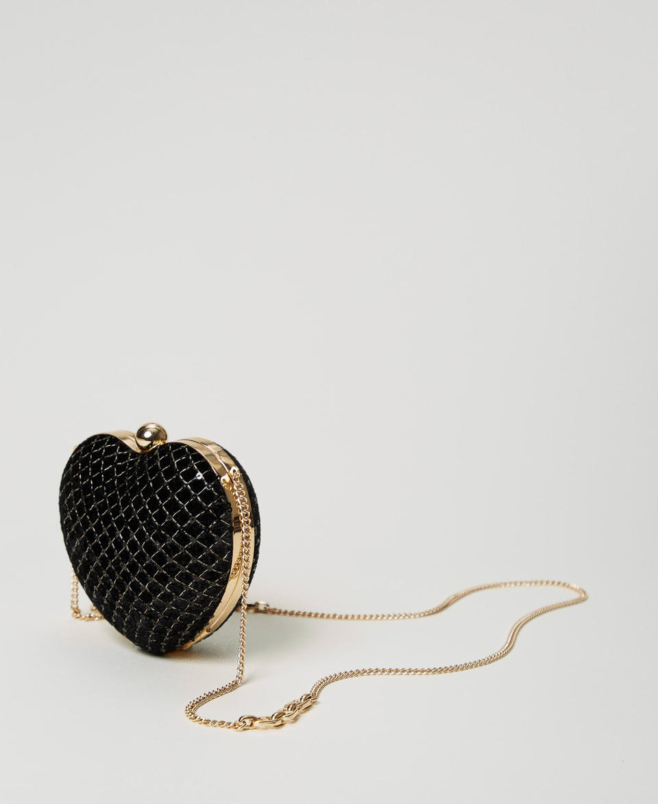 Twin Set Clutch 'Coup De Coeur' In Velluto Ricamato