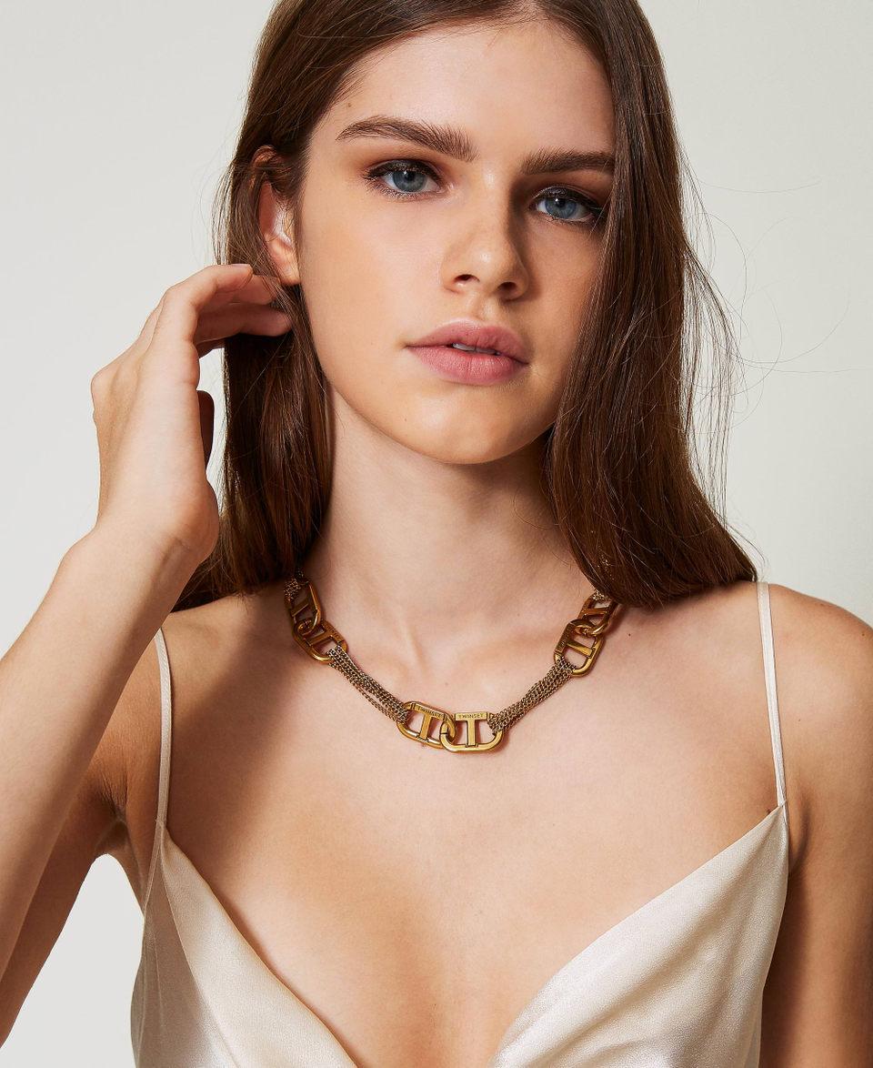 Twin Set Collana Girocollo Con Oval T