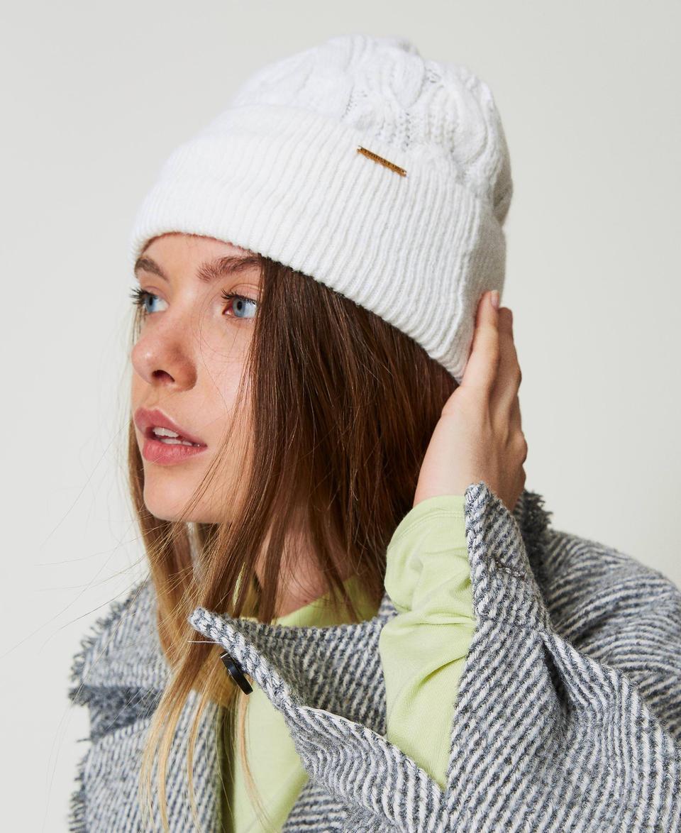 Twin Set Cuffia In Maglia A Trecce