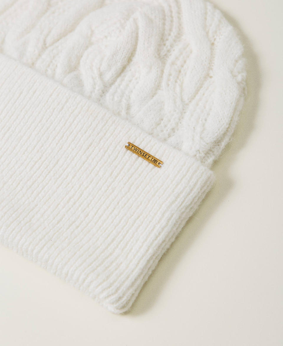 Twin Set Cuffia In Maglia A Trecce