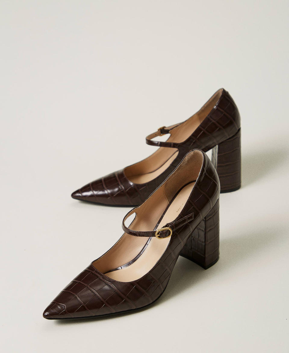 Twin Set Décolleté Con Stampa Cocco