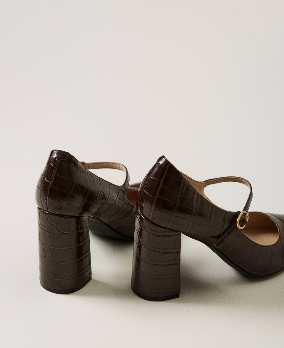 Twin Set Décolleté Con Stampa Cocco