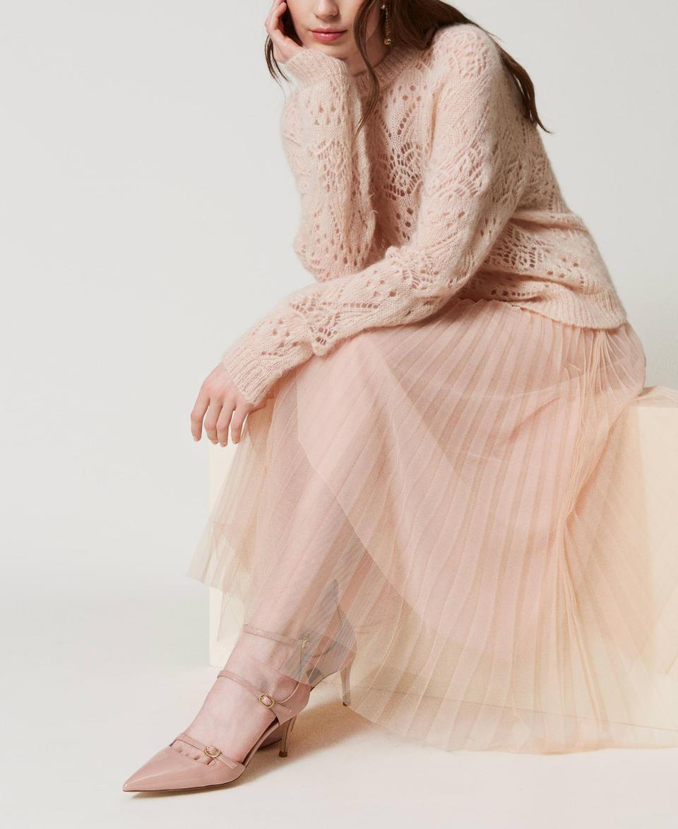 Twin Set Décolleté In Vernice Con Cinturini