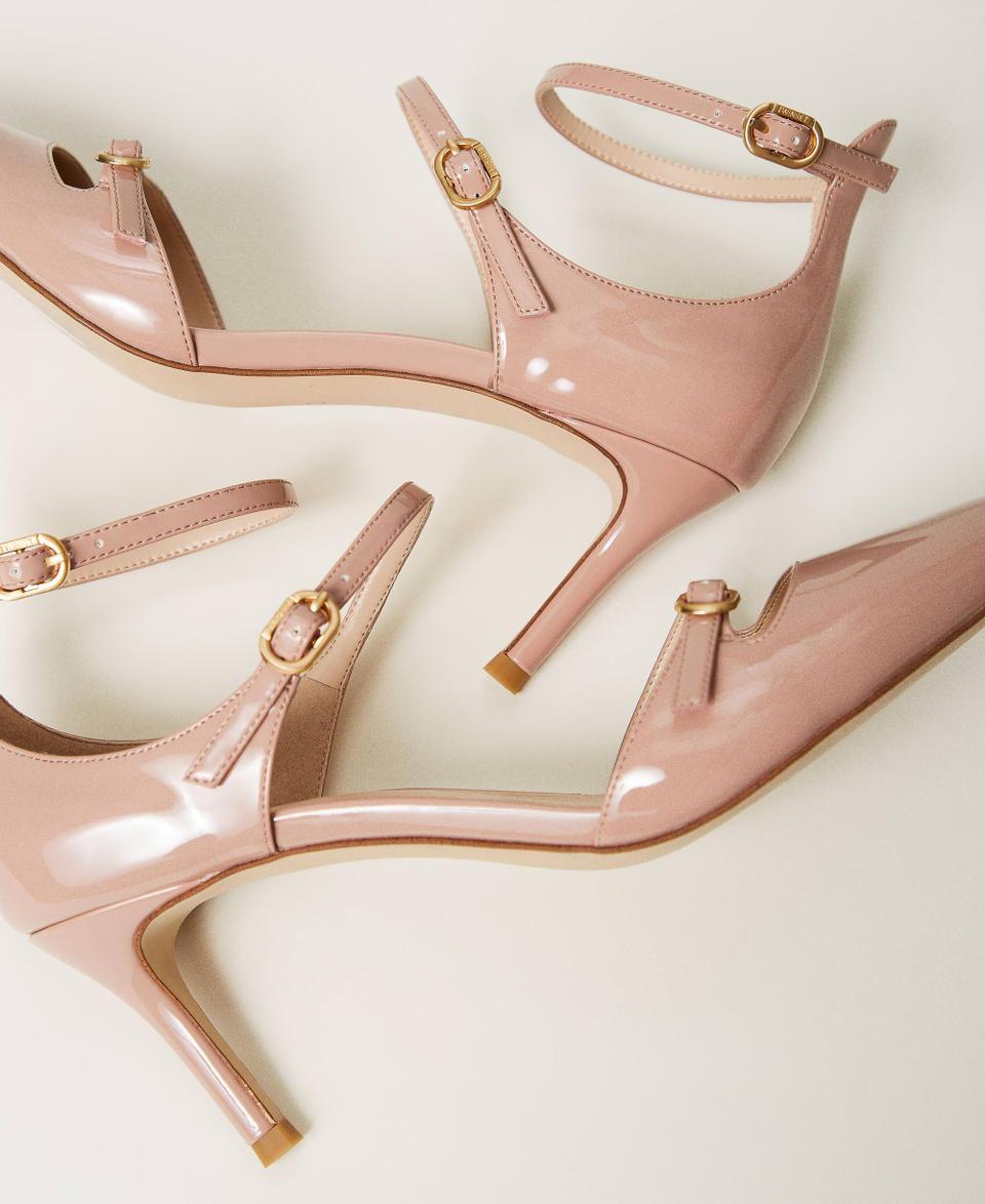 Twin Set Décolleté In Vernice Con Cinturini