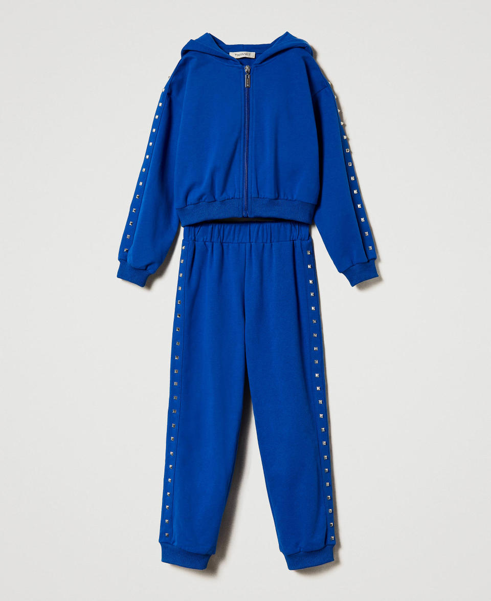 Twin Set Felpa Con Cappuccio E Joggers