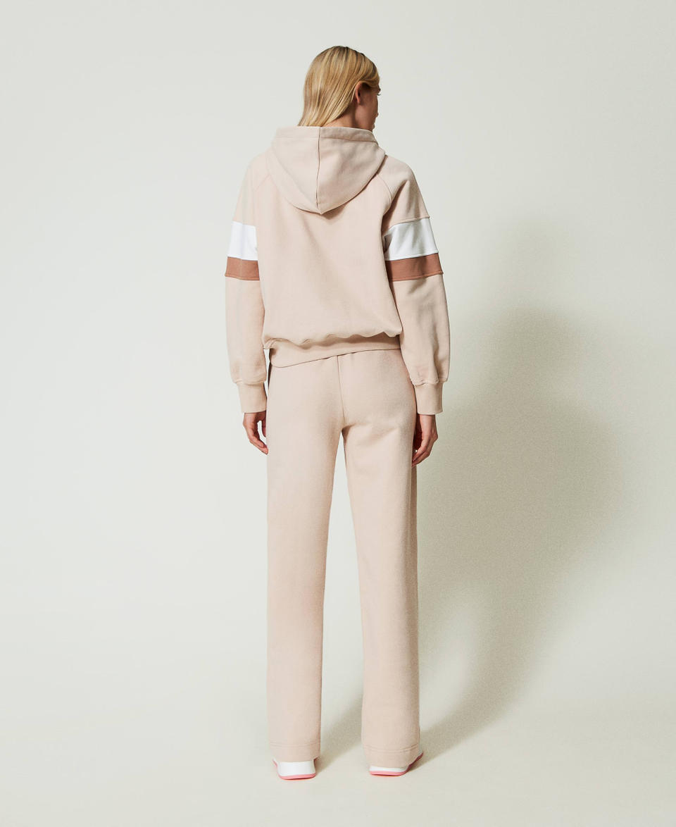 Twin Set Felpa Con Cappuccio E Pantaloni A Palazzo