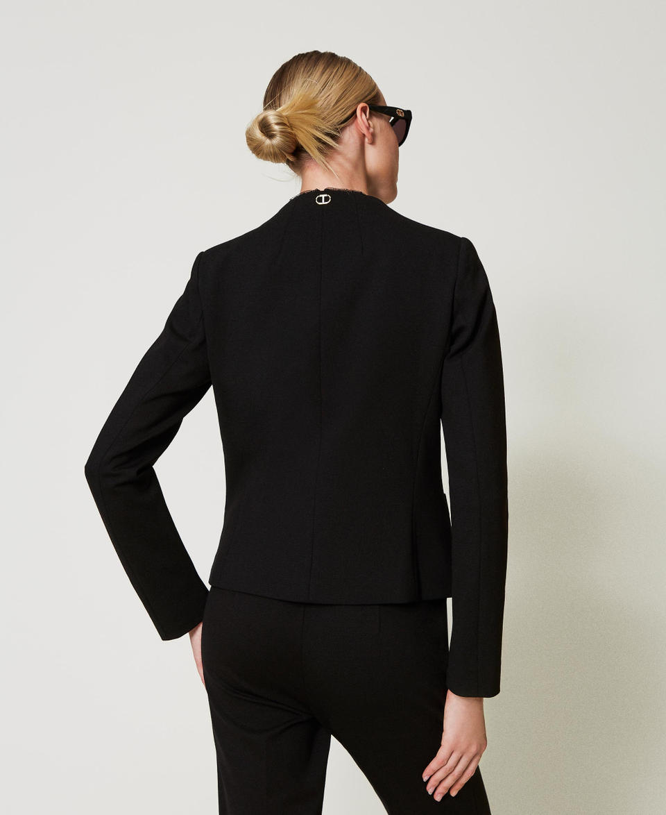 Twin Set Giacca Blazer Con Bottoni Gioiello