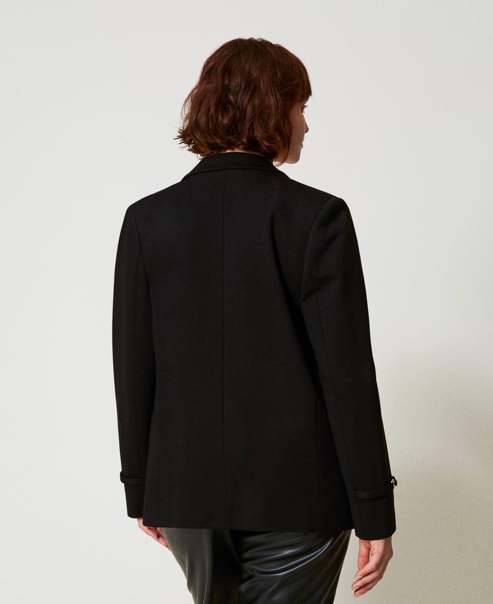 Twin Set Giacca Blazer Con Cinturino Oval T