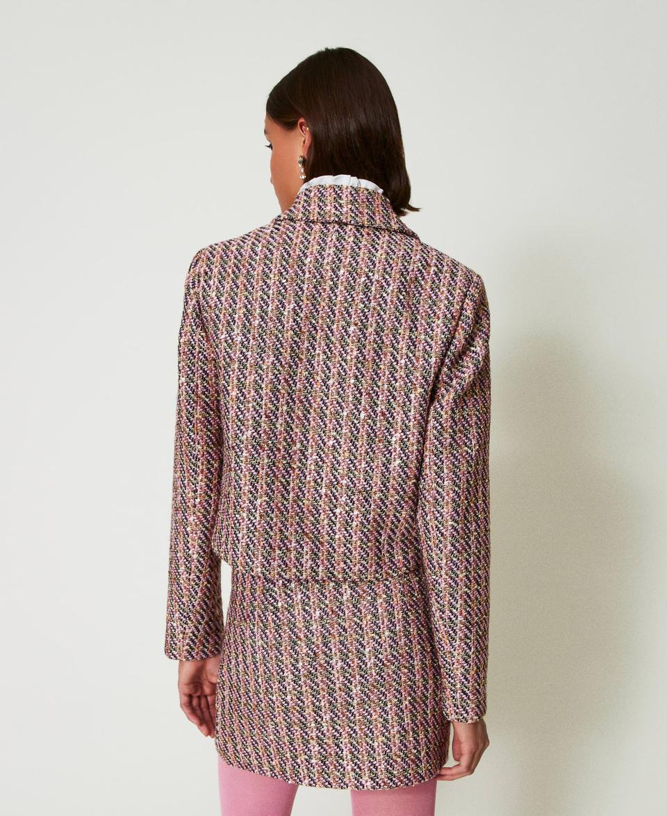 Twin Set Giacca Blazer In Bouclé E Lurex