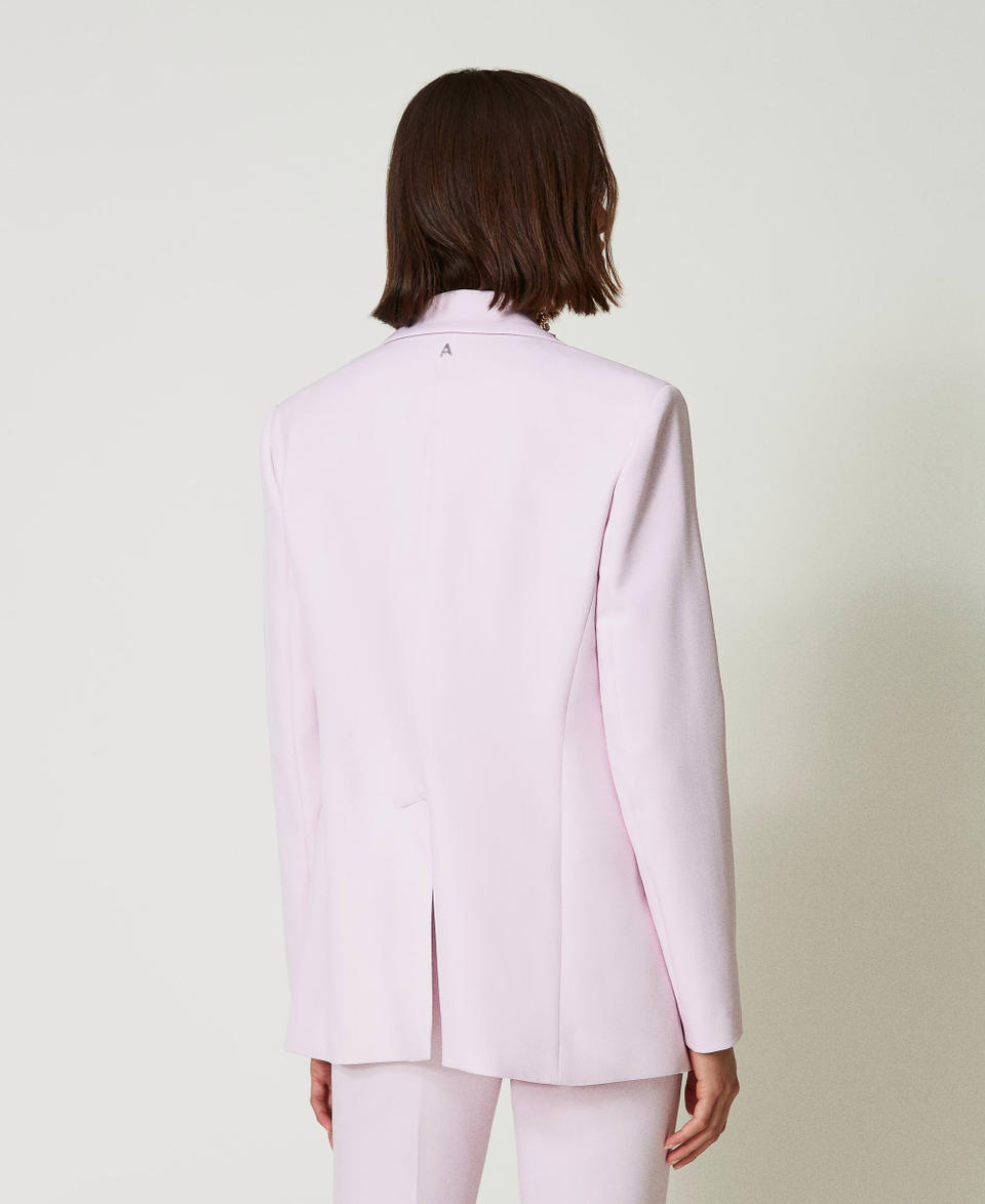 Twin Set Giacca Blazer In Crêpe Cady