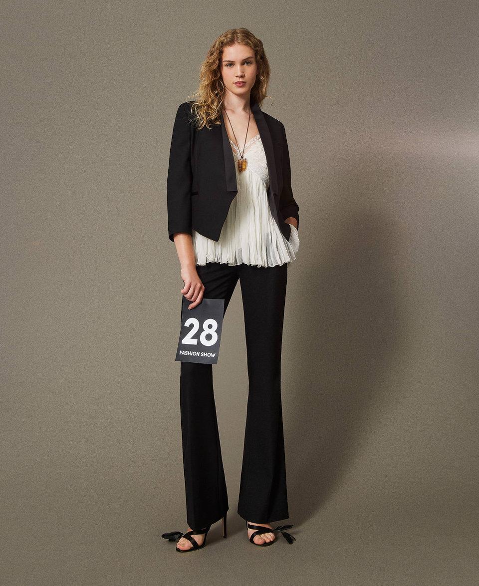 Twin Set Giacca blazer in serge misto lana