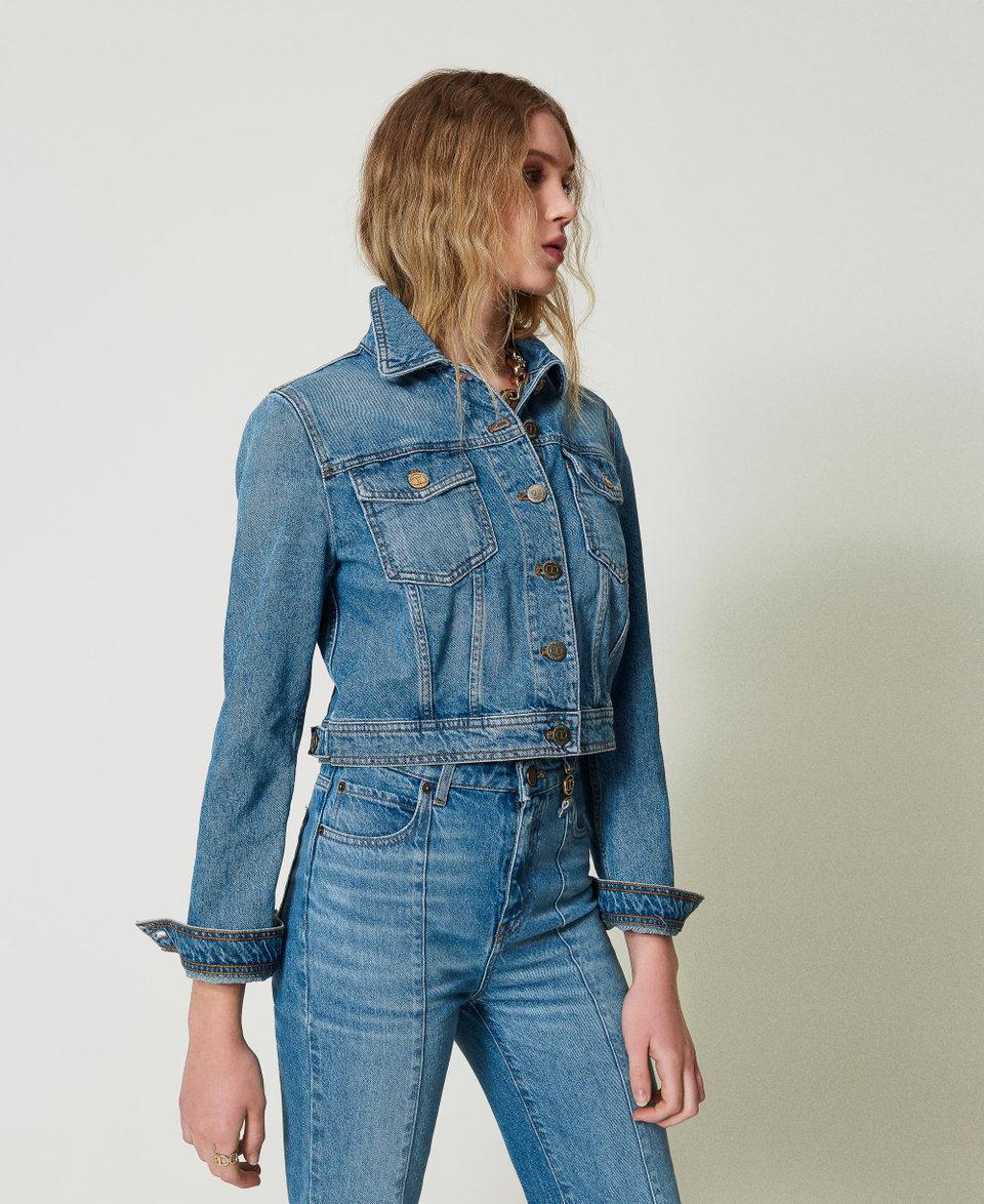 Twin Set Giacca In Jeans Con Tasche