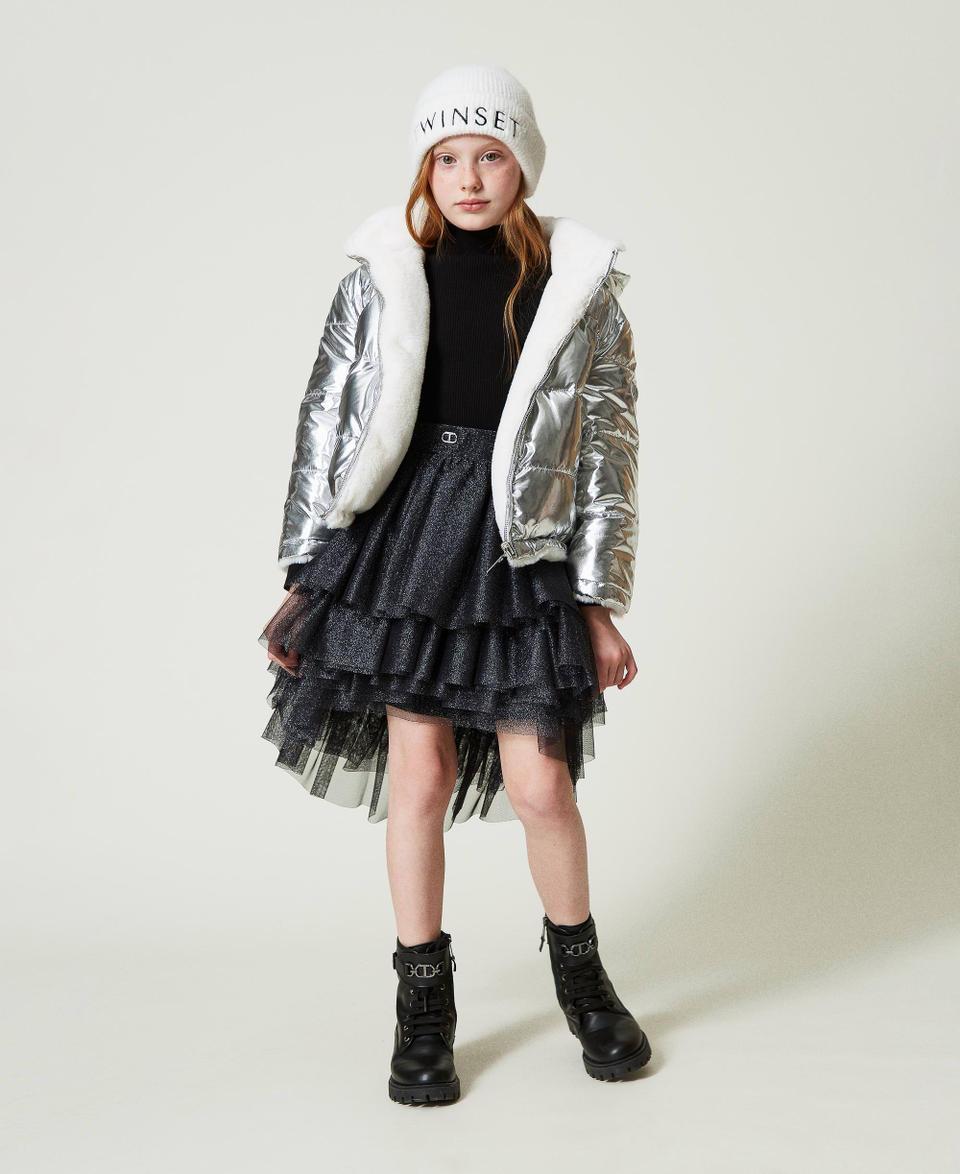 Twin Set Giacca Reversibile In Faux Fur