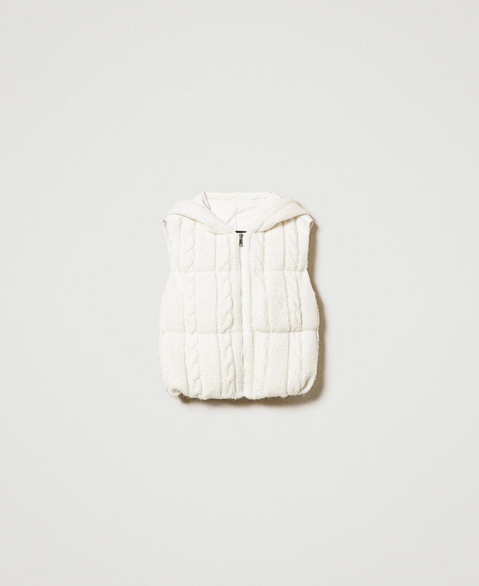 Twin Set Gilet Imbottito Con Trecce