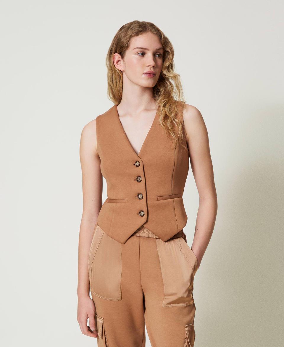 Twin Set Gilet in tessuto scuba