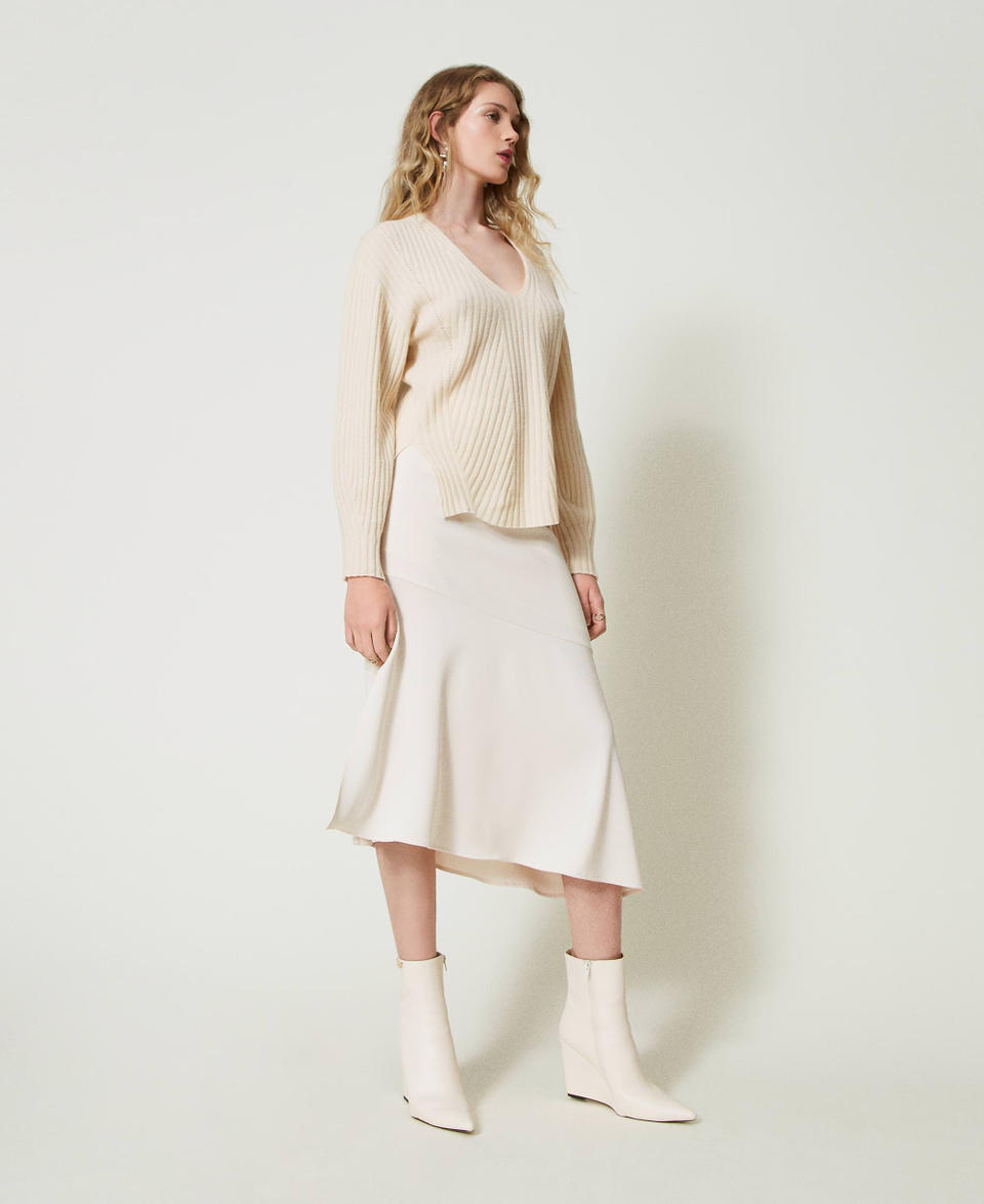 Twin Set Gonna Longuette Con Catena Oval T