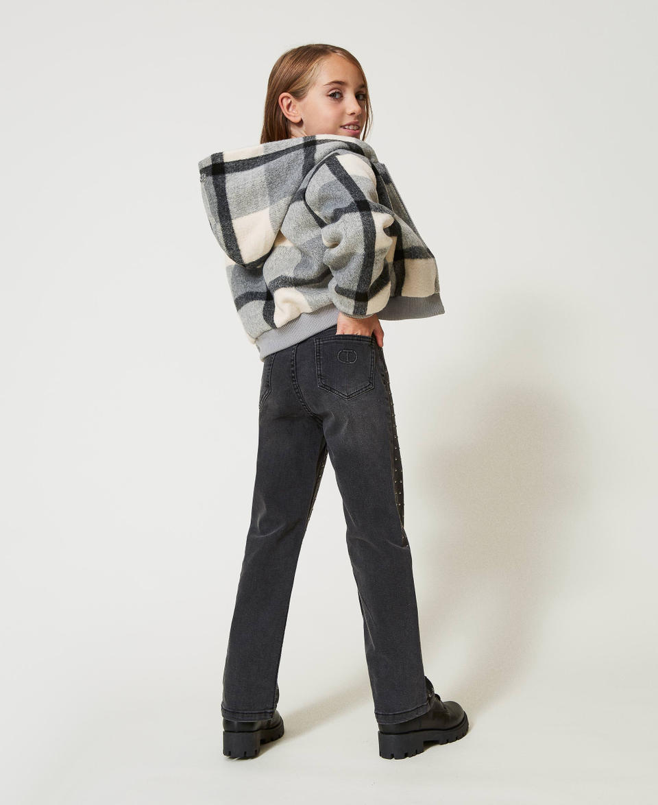 Twin Set Jeans Cinque Tasche Con Borchie