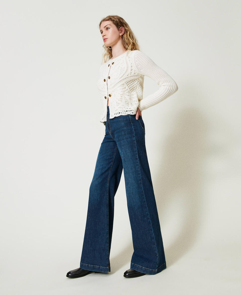 Twin Set Jeans Wide Leg Cinque Tasche
