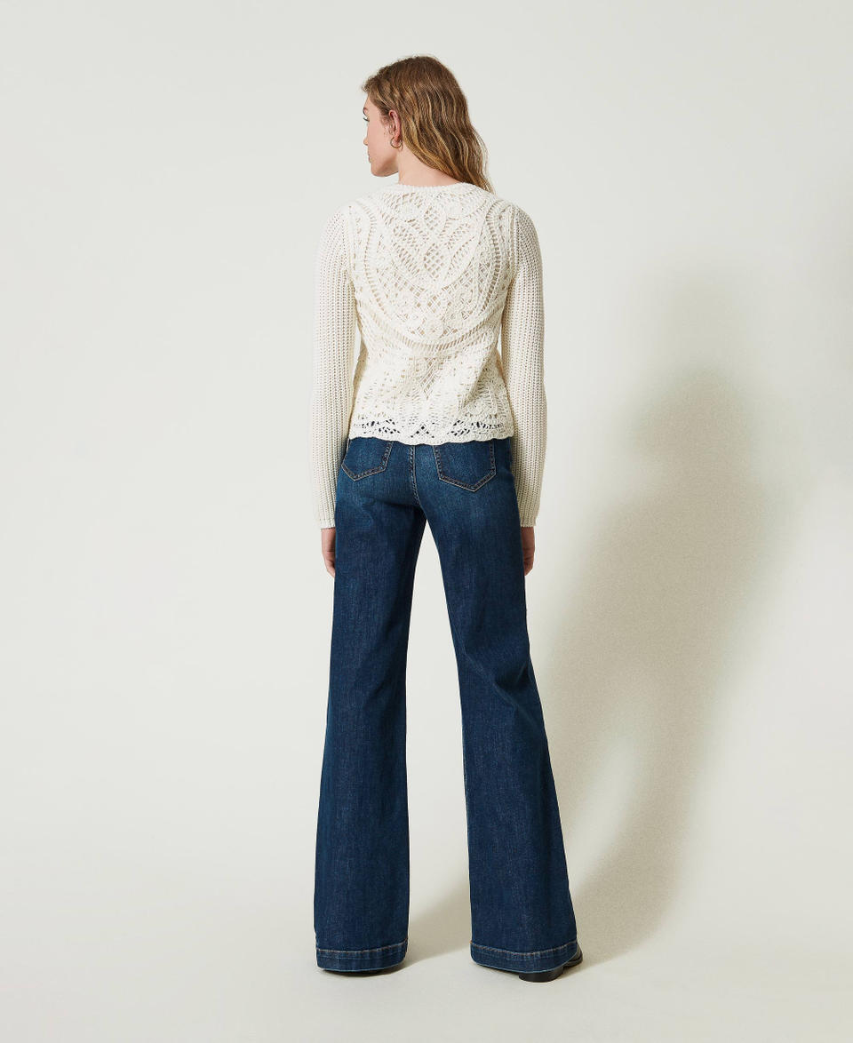 Twin Set Jeans Wide Leg Cinque Tasche