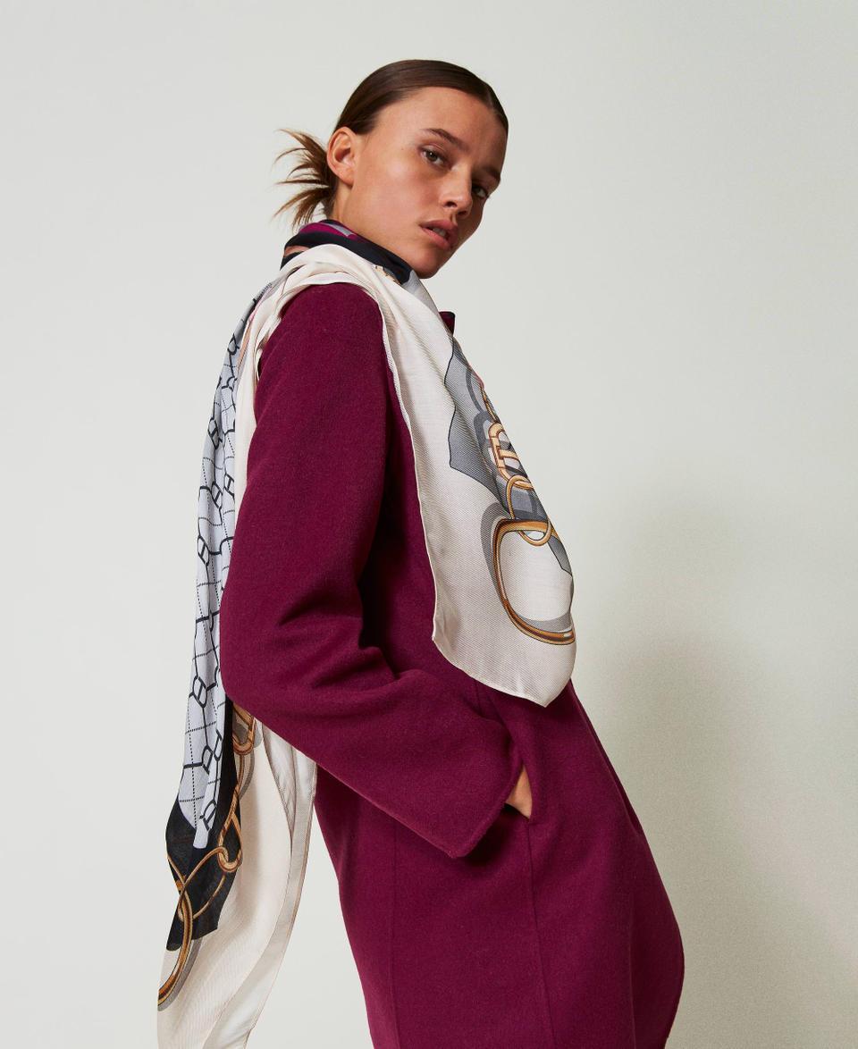 Twin Set Kefiah Con Mix Di Stampe