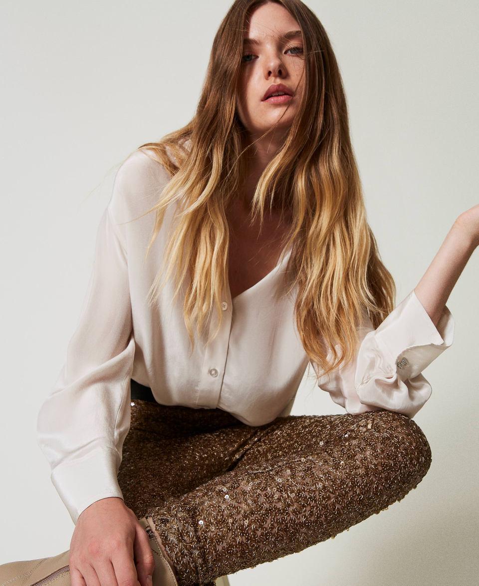 Twin Set Leggings MYFO in full paillettes