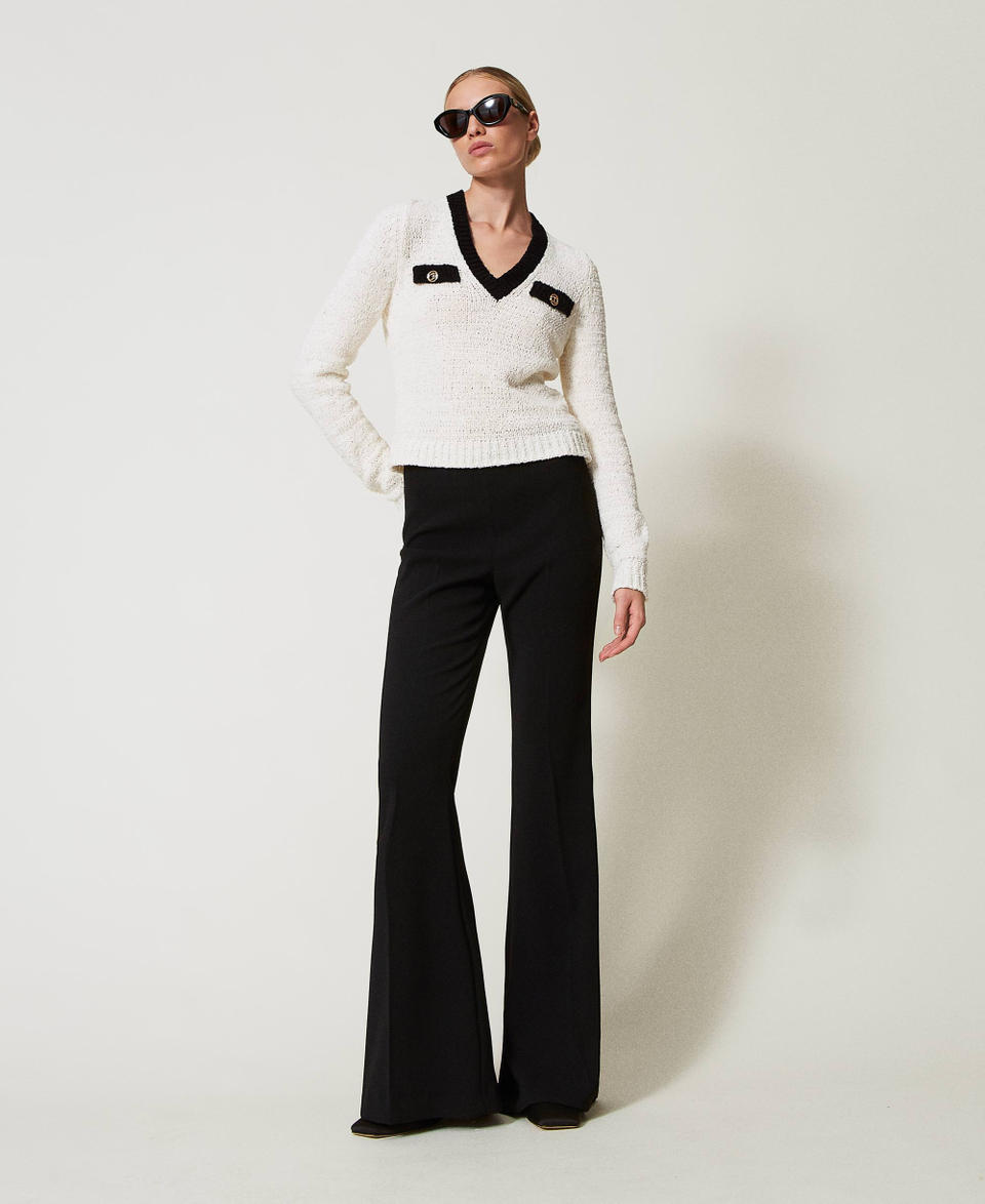 Twin Set Maglia con bottoni Oval T