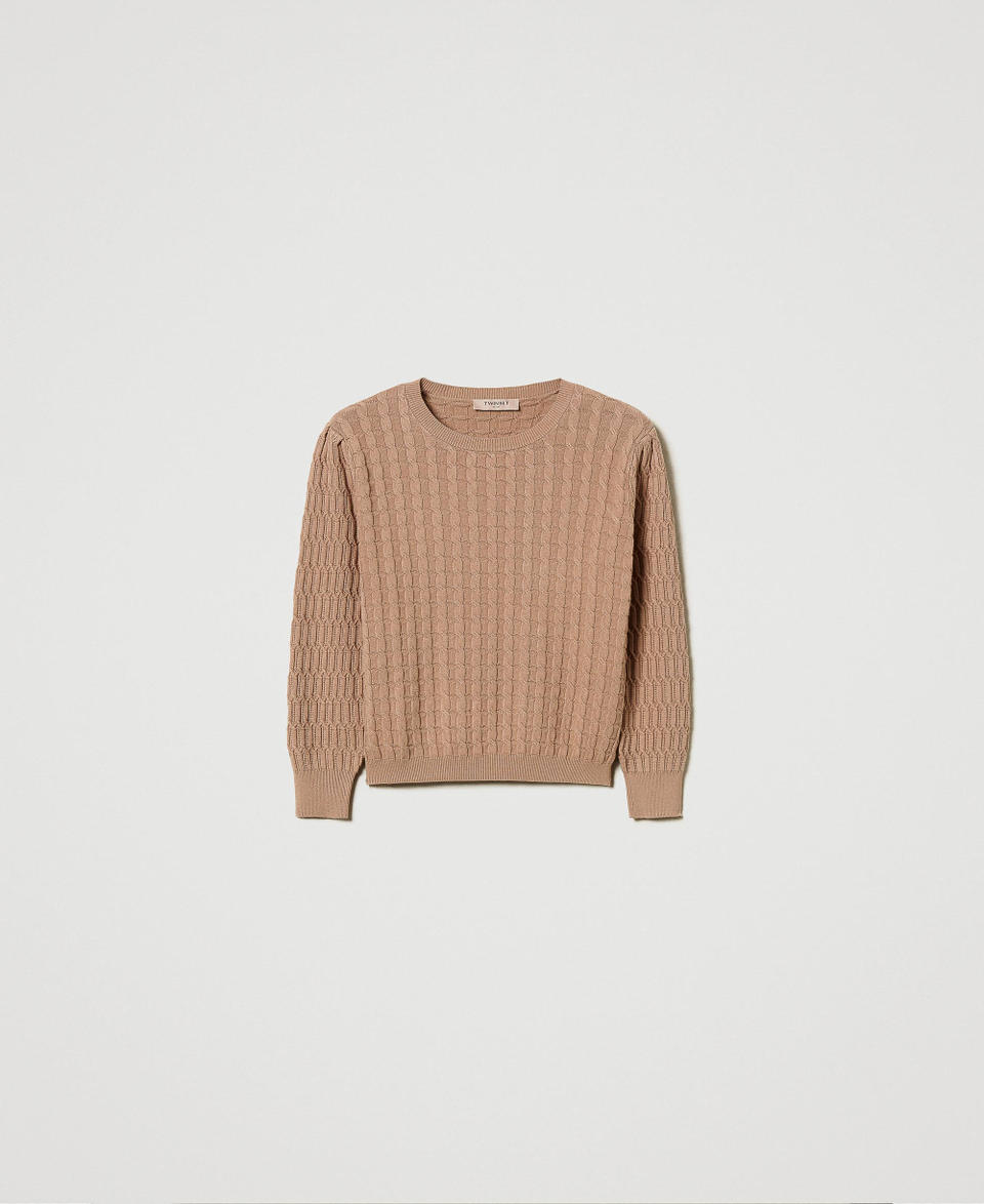 Twin Set Maglia Con Lavorazione Mix Di Punti