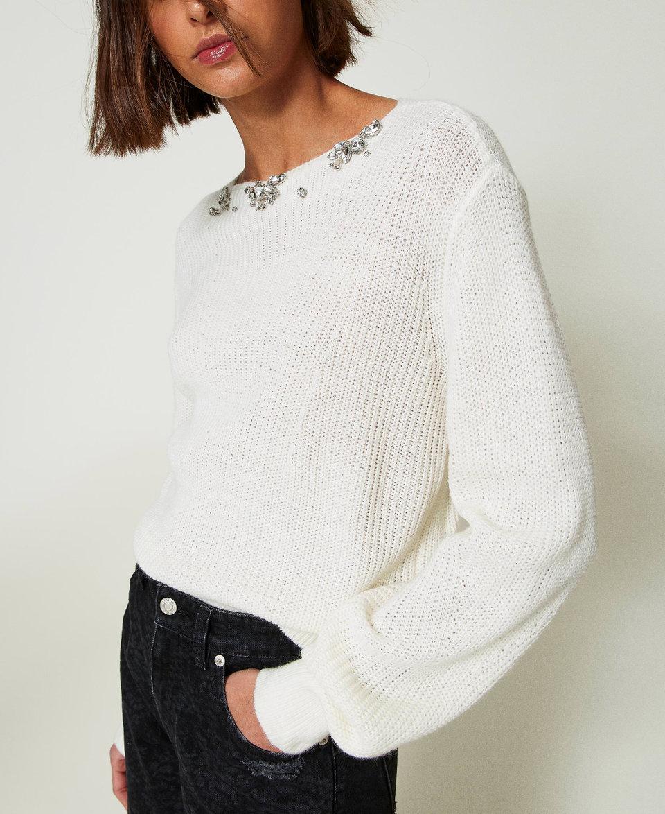 Twin Set Maglia Con Ricami Fatti A Mano