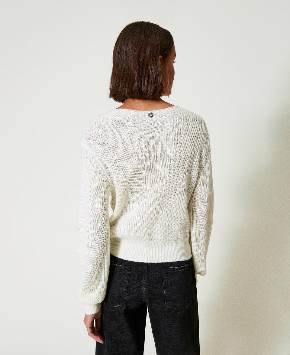 Twin Set Maglia Con Ricami Fatti A Mano