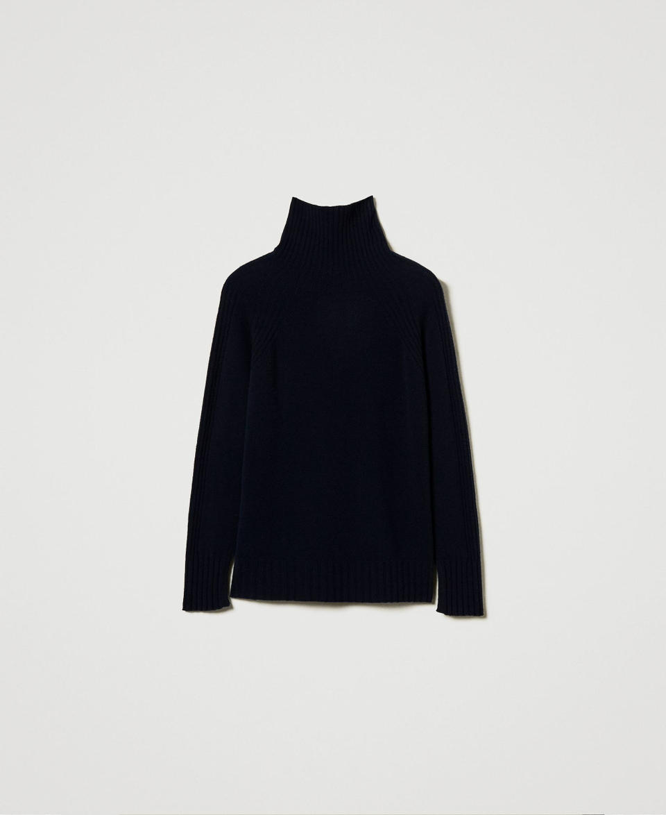 Twin Set Maglia Dolcevita In Lana E Cashmere