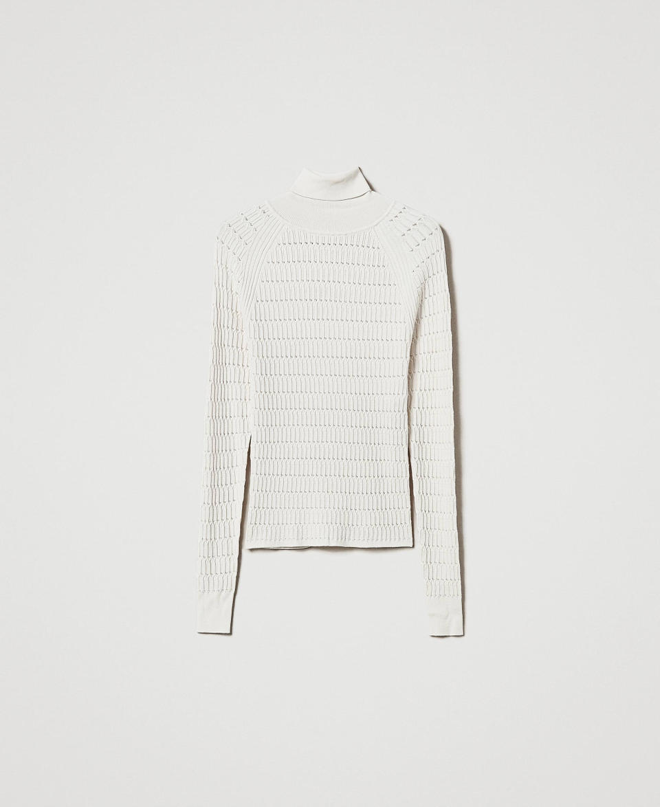 Twin Set Maglia Fitted A Collo Alto