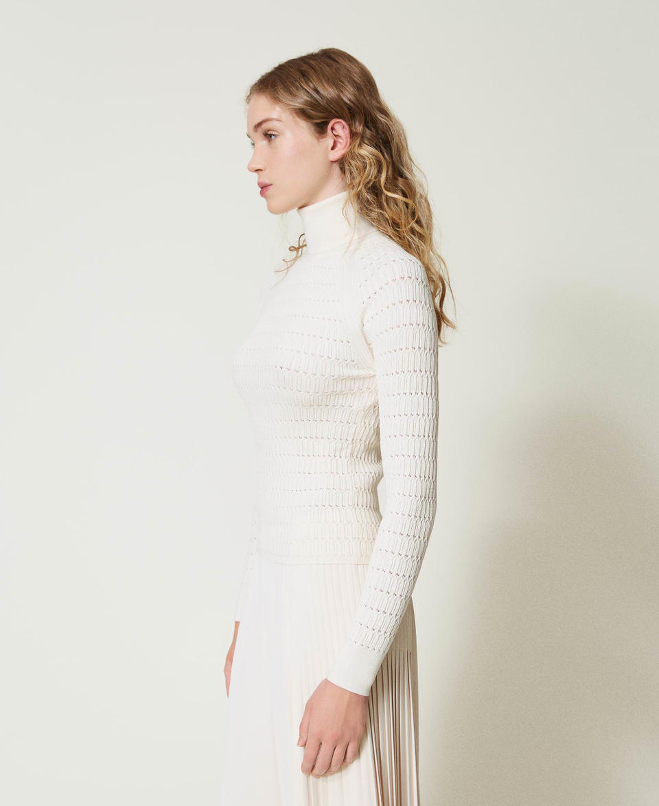 Twin Set Maglia Fitted A Collo Alto